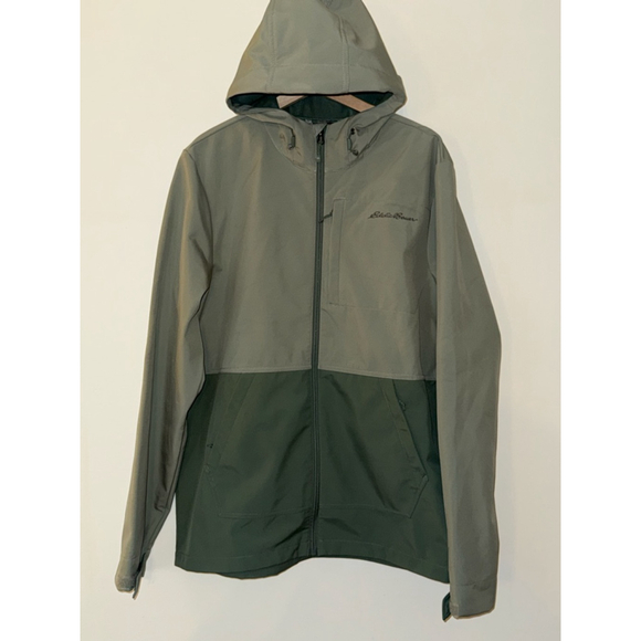 Eddie Bauer Other - Men's Eddie Bauer Point Vista Windproof Green Performance Jacket size Large Tall